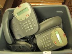 12 x Avaya 5602SW IP & 5610SW IP models Office Phones unchecked RRP £80 refurbished on https://www.