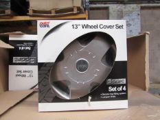 Set of 4 Auto Care 13" wheel trims, new and boxed