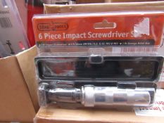 Stag 6 piece impact screwdriver set, new