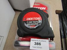 Dekton 7.5Mtr Tape measure, new