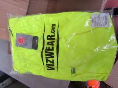 V iz wear Over trouser Hi Viz Trousers, new size 2XL