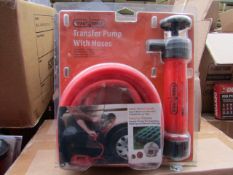 Stag Tools Transfer pump with hoses, unused, the packaging may be dirty