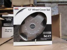 Set of 4 Auto Care 13" wheel trims, new and boxed