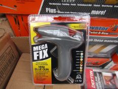 Mega Fix Professional Multi Purpose Mini Glue gun, new and blister packed with 2 glue sticks