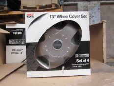 Set of 4 Auto Care 13" wheel trims, new and boxed