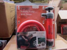 Stag Tools Transfer pump with hoses, unused, the packaging may be dirty