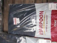 Harpoon Navy P/C coat, new size 124/48 Regular