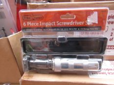 Stag 6 piece impact screwdriver set, new