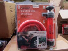 Stag Tools Transfer pump with hoses, unused, the packaging may be dirty