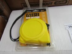 2x Ezeesee 5mtr tape measures, new