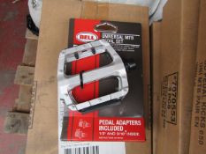 Box of 3x Bell Kicks 650 universal MTB bike Metal pedal sets, new