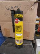 6x 300ml Tubes of Stanley Interoer and exterieor multi Purpose White Sealant, new