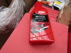 Box of 6x 500ml Top Drive Red car Polish, new