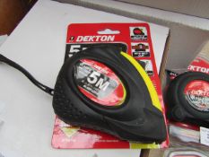 Dekton 5Mtr Tape measure, new