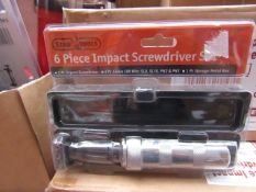 Stag 6 piece impact screwdriver set, new