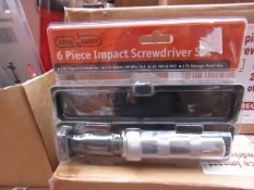 Stag 6 piece impact screwdriver set, new