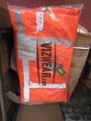 Vizwear hi vis jacket, size 4XL, new and packaged.