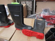 Centex S55 Comnpactor Steel Toe Cap Wellies size 8, new