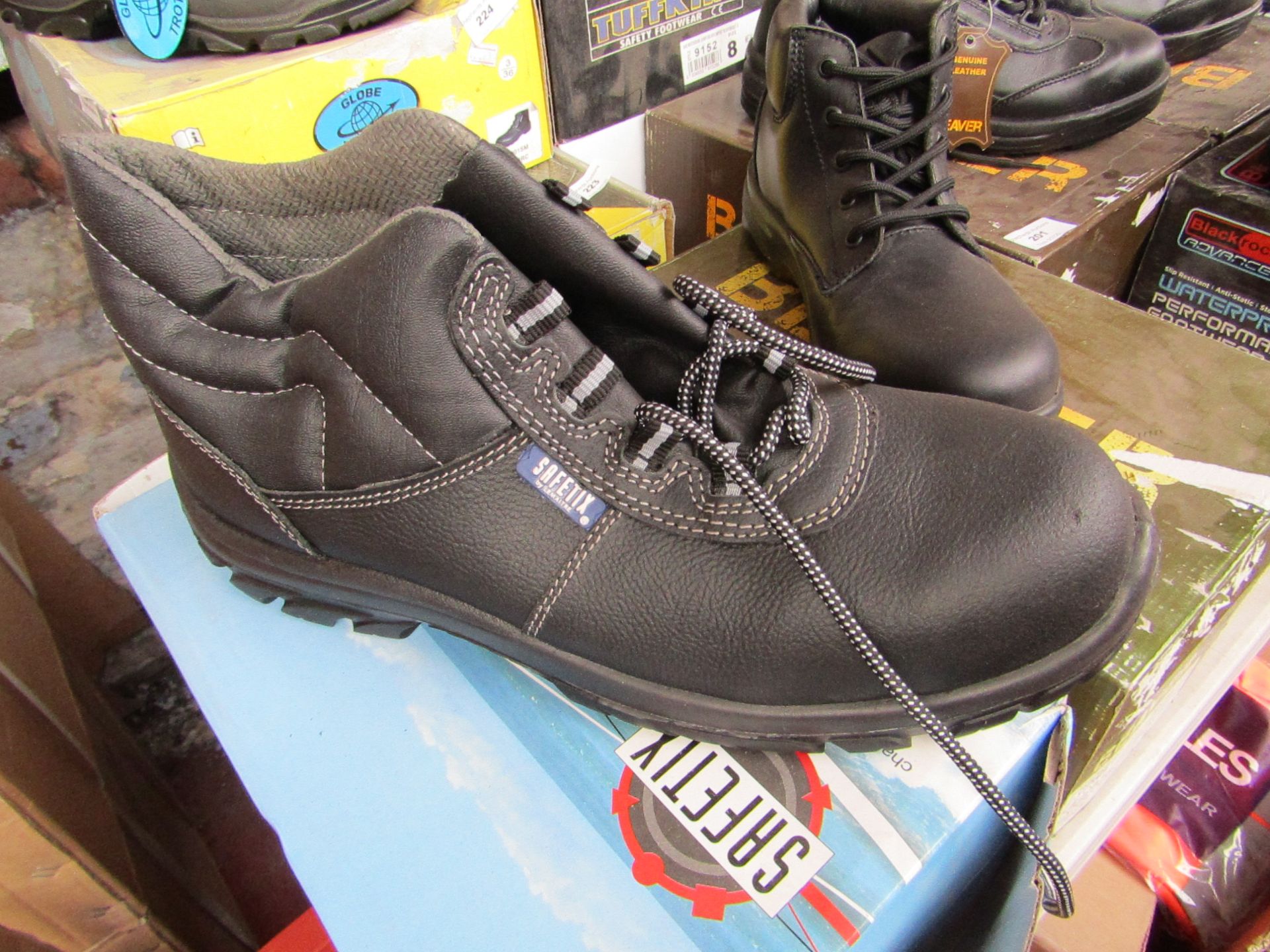 Safetex Speed Fox steel toe cap Safety Boots, new size 12