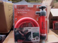 Stag Tools Transfer pump with hoses, unused, the packaging may be dirty