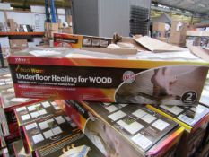 Vitrex Floor Warm 2m2 underfloor heating for wood, new and boxed.