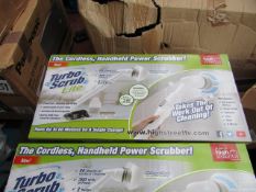 | 1X | TURBO SCRUB LITE CORDLESS HAND HELD POWER SCRUBBER | NEW AND BOXED | SKU C5060191467476 |