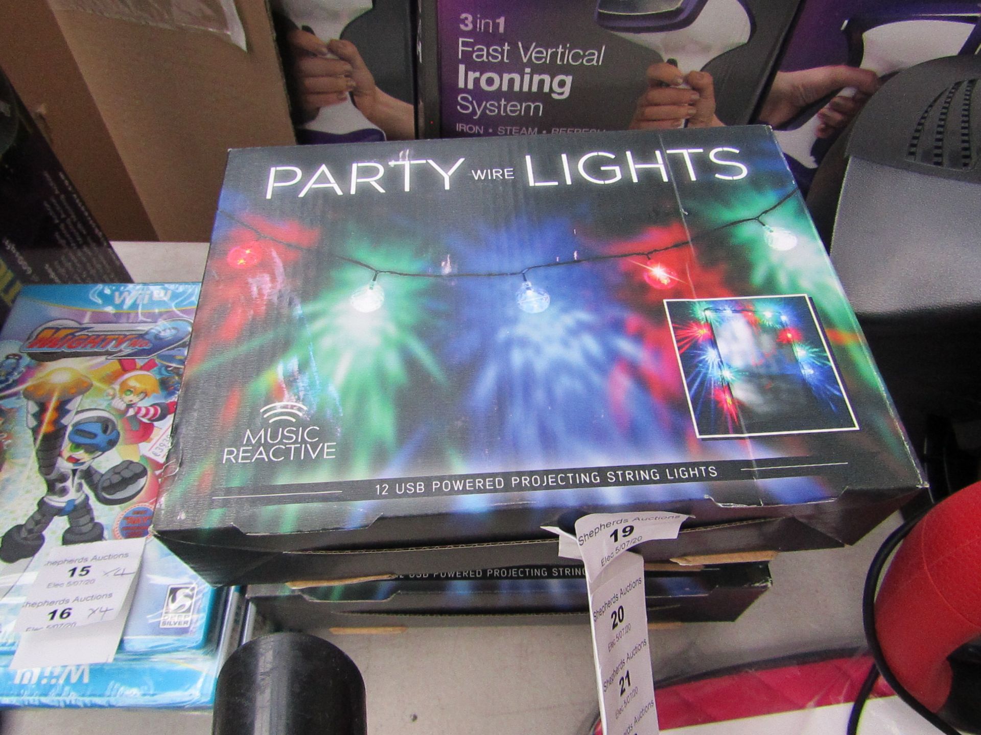 Party string lights , new and boxed.