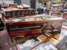 Vitrex Floor Warm 2m2 underfloor heating for wood, new and boxed.