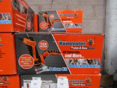 | 1X | RENOVATOR TWIST A SAW WITH ACCESSORY KIT | MAIN UNIT IS TESTED WORKING BUT WE HAVEN'T CHECKED