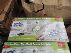 | 1X | TURBO SCRUB LITE CORDLESS HAND HELD POWER SCRUBBER | NEW AND BOXED | SKU C5060191467476 |