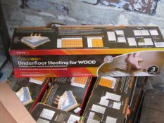 Vitrex Underfloor Heating for wood 3sq metres, new and boxed.