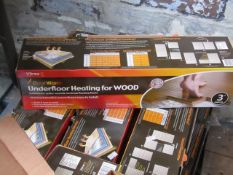 Vitrex Underfloor Heating for wood 3sq metres, new and boxed.