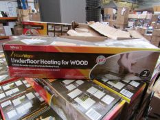 Vitrex Floor Warm 2m2 underfloor heating for wood, new and boxed.