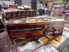 5x Vitrex Floor Warm 2m2 underfloor heating for wood, new and boxed.