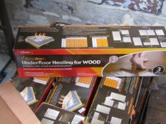 Vitrex Underfloor Heating for wood 3sq metres, new and boxed.