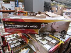 Vitrex Floor Warm 2m2 underfloor heating for wood, new and boxed.