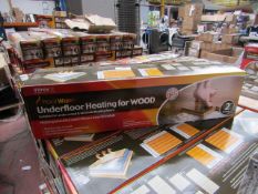 Vitrex Floor Warm 2m2 underfloor heating for wood, new and boxed.