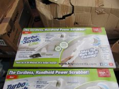 | 1X | TURBO SCRUB LITE CORDLESS HAND HELD POWER SCRUBBER | NEW AND BOXED | SKU C5060191467476 |