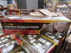 5x Vitrex Floor Warm 2m2 underfloor heating for wood, new and boxed.