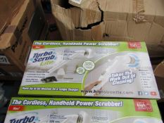 | 1X | TURBO SCRUB LITE CORDLESS HAND HELD POWER SCRUBBER | NEW AND BOXED | SKU C5060191467476 |