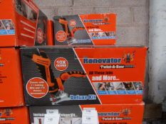 | 1X | RENOVATOR TWIST A SAW WITH ACCESSORY KIT | MAIN UNIT IS TESTED WORKING BUT WE HAVEN'T CHECKED