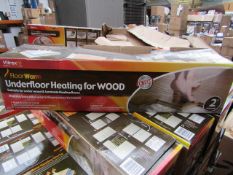 5x Vitrex Floor Warm 2m2 underfloor heating for wood, new and boxed.