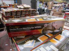 Vitrex Floor Warm 2m2 underfloor heating for wood, new and boxed.