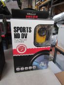 Sports HD DV True Record HD World 30m water resistant full HD 1080p action camera, tested working