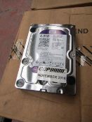 Western Digital 4TB hard drive, tested working.