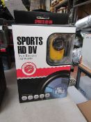 Sports HD DV True Record HD World 30m water resistant full HD 1080p action camera, tested working