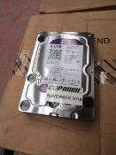 Western Digital 4TB hard drive, tested working.