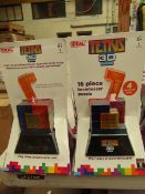 2 x Ideal Tetris 3D 16 Piece Brainteasers new & packaged