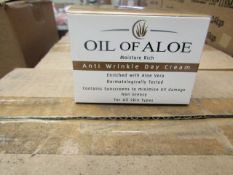 12 x Oil of Aloe 50ml  Anti Wrinkle Day Cream Enriched with Aloe Vera new & packaged