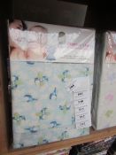 Pharaoh Linen thermal cotton cot sheets, new and packaged.